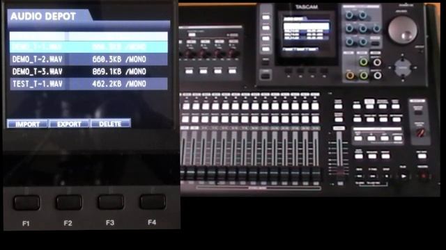 Tascam DP24/32SD Tutorial 8D: Export & Import смотреть онлайн