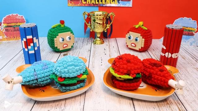 Apu's Prison Break | The Ghost Pepper Challenge in the LEGO World | Lego Food смотреть онлайн