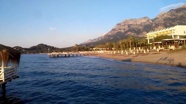 PERRE LA MER 5* посёлок Гёйнюк. Краткий обзор пляжной зоны отеля. смотреть онлайн