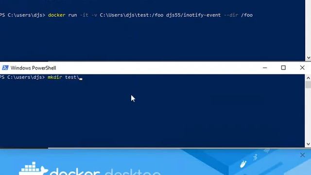 inotify event injection on Windows in Docker Desktop edge 2.1.6.1 (40900) смотреть онлайн