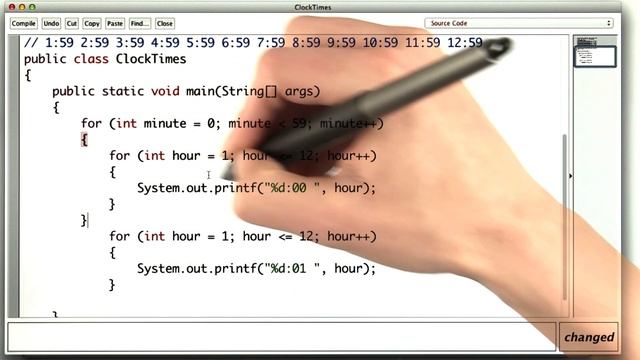 Clock Times - Intro to Java Programming смотреть онлайн