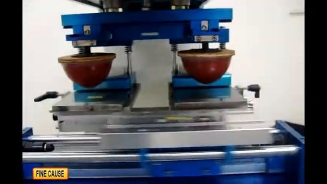 Two-color semi automatic pad printing machine-FC-292ACC-【FineCause】 смотреть онлайн