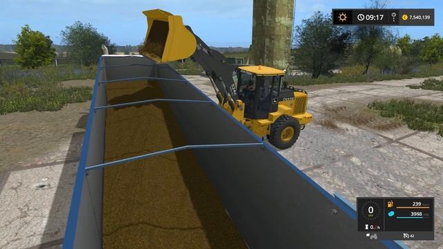 Farming Simulator 17 JOHN DEERE 524K WHEEL LOADER смотреть онлайн