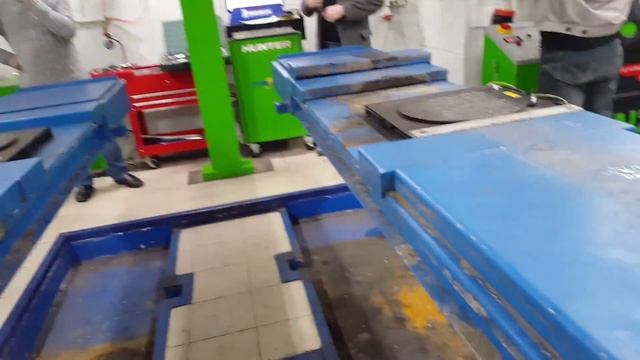 Калибровка 3D стенда сход-развала HANTER смотреть онлайн