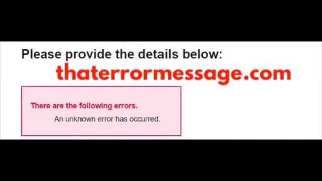 An unknown error has occurred (Three UK) смотреть онлайн