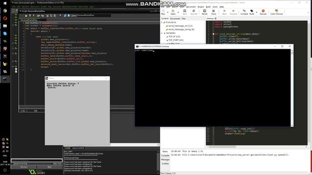 Python comunicates with Game maker Studio смотреть онлайн