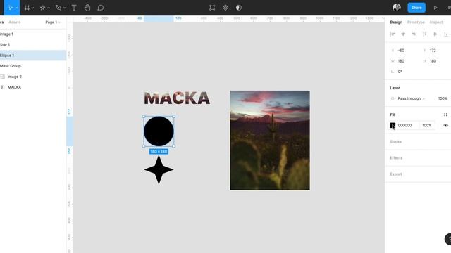 Как работать с маской в FIGMA. Изучаем инструменты фигмы.