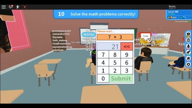 Math | Roblox High School 2 | Roblox смотреть онлайн