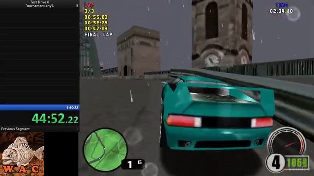 [FORMER WORLD RECORD] TEST DRIVE 6 - TOURNAMENT ANY% SPEEDRUN(1:39:36) [HARD DIFFICULTY] смотреть онлайн