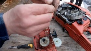 РЕМОНТ СТАРТЕРА БЕНЗОПИЛЫ СВОИМИ РУКАМИ