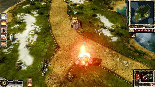 C&C Red Alert 3 - heroic apocalypse tank versus heroic king oni смотреть онлайн