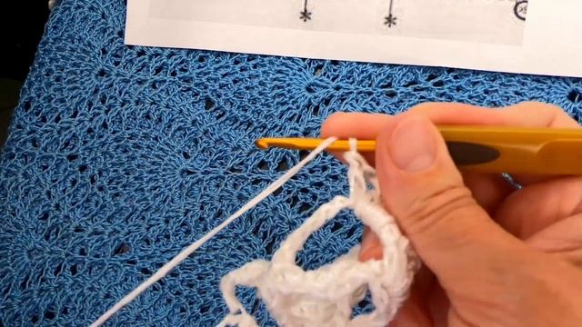 Ажурный УЗОР для ПОНчО , вязание КРЮчКОМ ,  Crochet Beautiful Pattern ( №173)