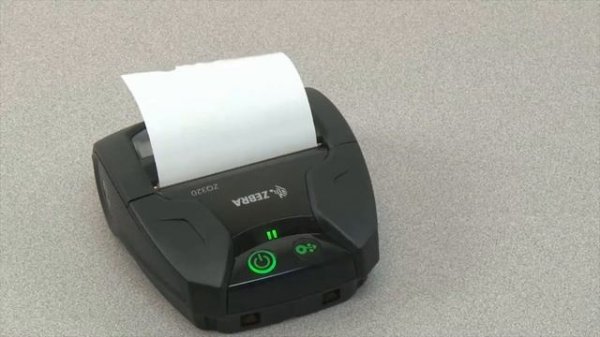 Zebra ZQ300 - Media Change