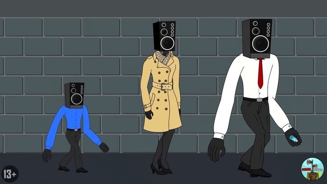 ВСЕ СЕРИИ ИСТОРИЯ СЕМЬИ СПИКЕРВУМЕН и СПИКЕРМЕНА! Скибиди Туалеты Мультик Анимация смотреть онлайн