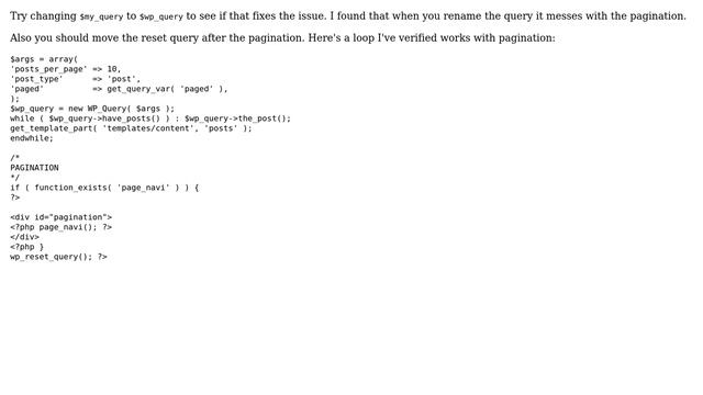 Wordpress: Pagination shows same contents all pages (3 Solutions!!) смотреть онлайн