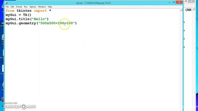 2 Changing size and position - PYTHON смотреть онлайн