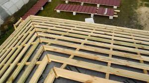 Простой способ самому построить вальмовую крышу ч.4