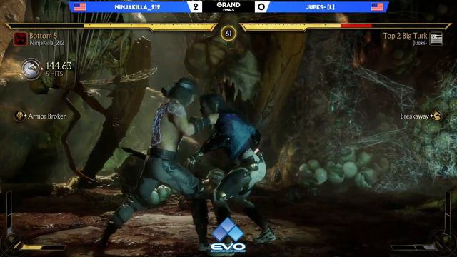 Mortal Kombat 11: NinjaKilla_212 vs. Jueks- - Grand Finals - EVO Online 2021 NA смотреть онлайн