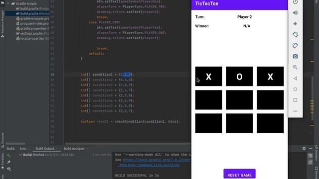 Part #2. TicTacToe Android App with java смотреть онлайн