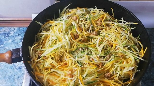 ЛАПША(ПАСТА) ИЗ КАБАЧКОВ