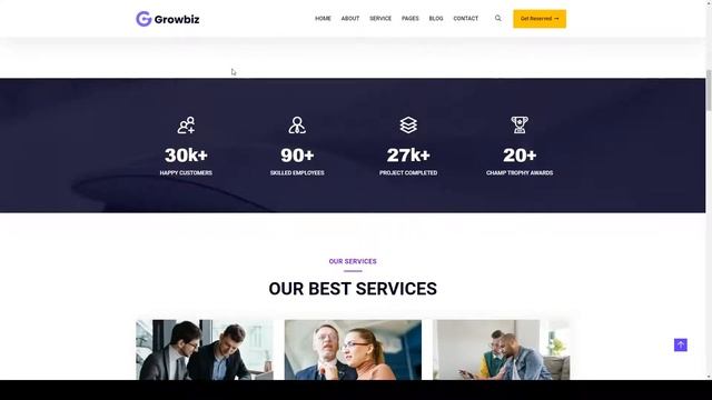 Growbiz - Digital Services Agency WordPress Theme marketing digital marketing смотреть онлайн