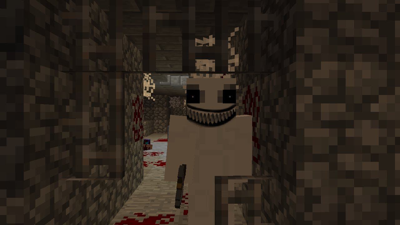 За мной Охотиться маньяк |Майнкрафт хоррор карта Unknown Depths смотреть онлайн