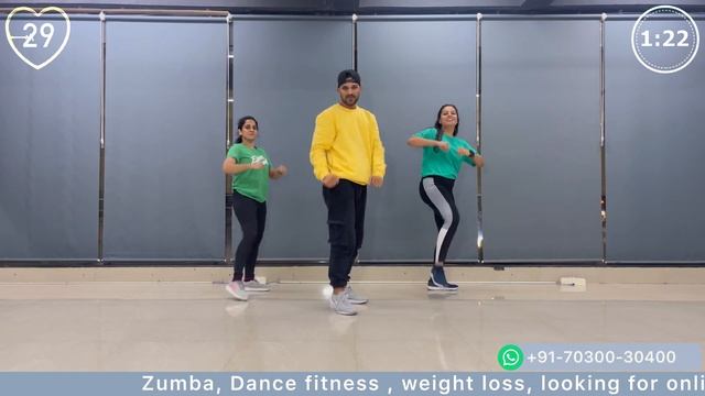 Jhoome Jo Pathaan | For online Zumba | dance fitness | weightloss sessions whatsap on +91-703003040 смотреть онлайн