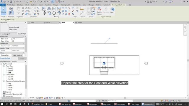 How to start Revit 3D model with AutoCAD 2D drawing - Beginner Tutorial смотреть онлайн