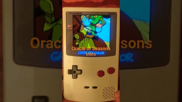 Oracle of seasons Intro #gameboy #dmg #gameboycolor #nintendo #modding #custom #zelda #retro #gamin смотреть онлайн