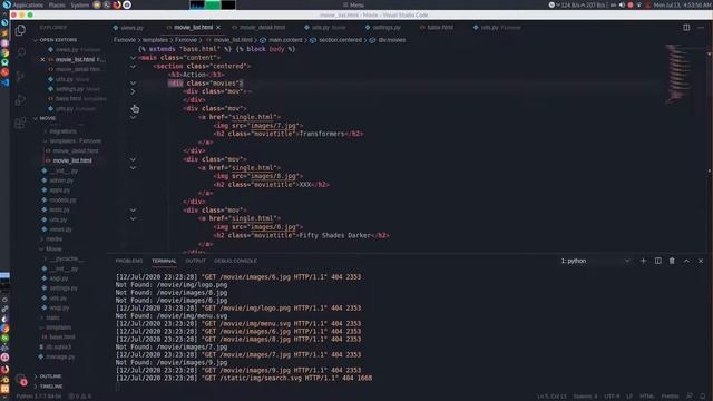 Create ListView and Pagination in Django || Build Movie Application or Website || Hindi #2 Part4 смотреть онлайн