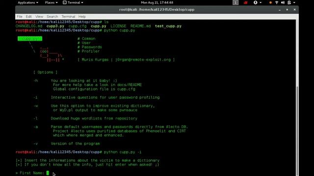 How Create Word list in just 5 min | Kali linux смотреть онлайн