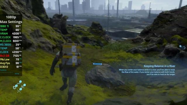 Death Stranding - Gameplay | Ryzen 5 3600 + GTX 1660 Ti | 16GB | MAX Settings | 1080p смотреть онлайн