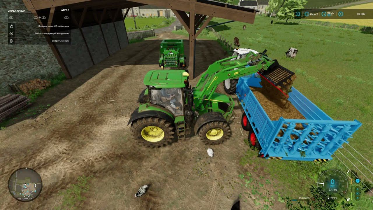 (PS4 Pro) FS22 The Old Stream Farm #23 смотреть онлайн