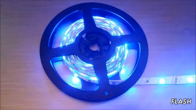 Taśma RGB 150 LED 5050 + Sterownik RGB z pilotem IR 24 przyciski смотреть онлайн