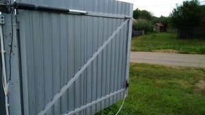 Автоматика для распашных ворот. Как это работает.