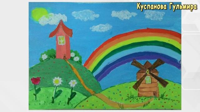 Рисуем «Радугу » с нашими маленькими художниками в нашей творческой студии « Волшебная кисточка». смотреть онлайн