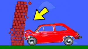 100% САМАЯ БЕЗУМНАЯ АВАРИЯ! СЛОЖНЫЕ ИСПЫТАНИЯ И КРАШ ТЕСТ! СИМУЛЯТОР РАЗРУШЕНИЯ МАШИН В Algodoo