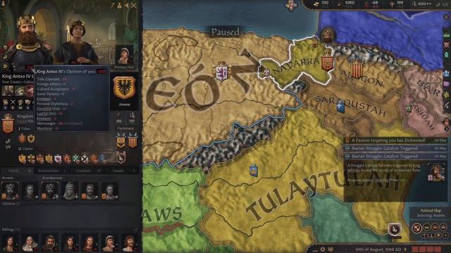 CK3 - Jimena Sibling Rivalry Decides the Fate of Iberia - 2 смотреть онлайн