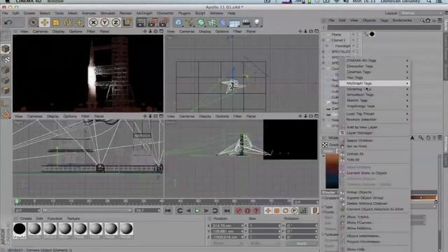 Apollo 11 - C4D/ Vray/ Photoshop Screenlapse Process Video смотреть онлайн