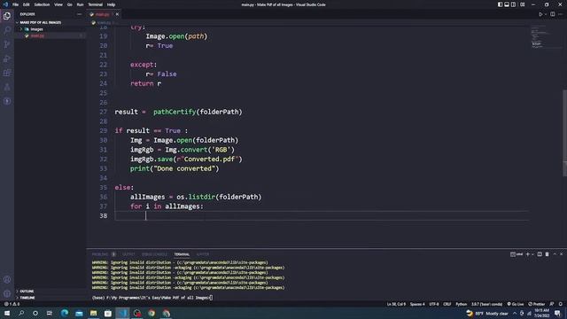 Image To Pdf Convert Program | Multiple Images- single PDF | Using Python Pillow | #mrlazyprogramme смотреть онлайн