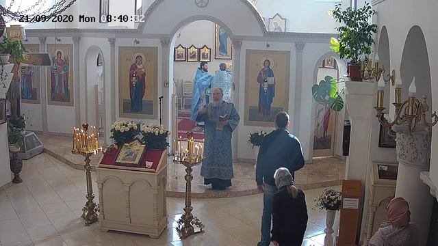 Рождество Богородицы. Литургия. Андрее-Владимирский храм Кафедрального собора УПЦ смотреть онлайн