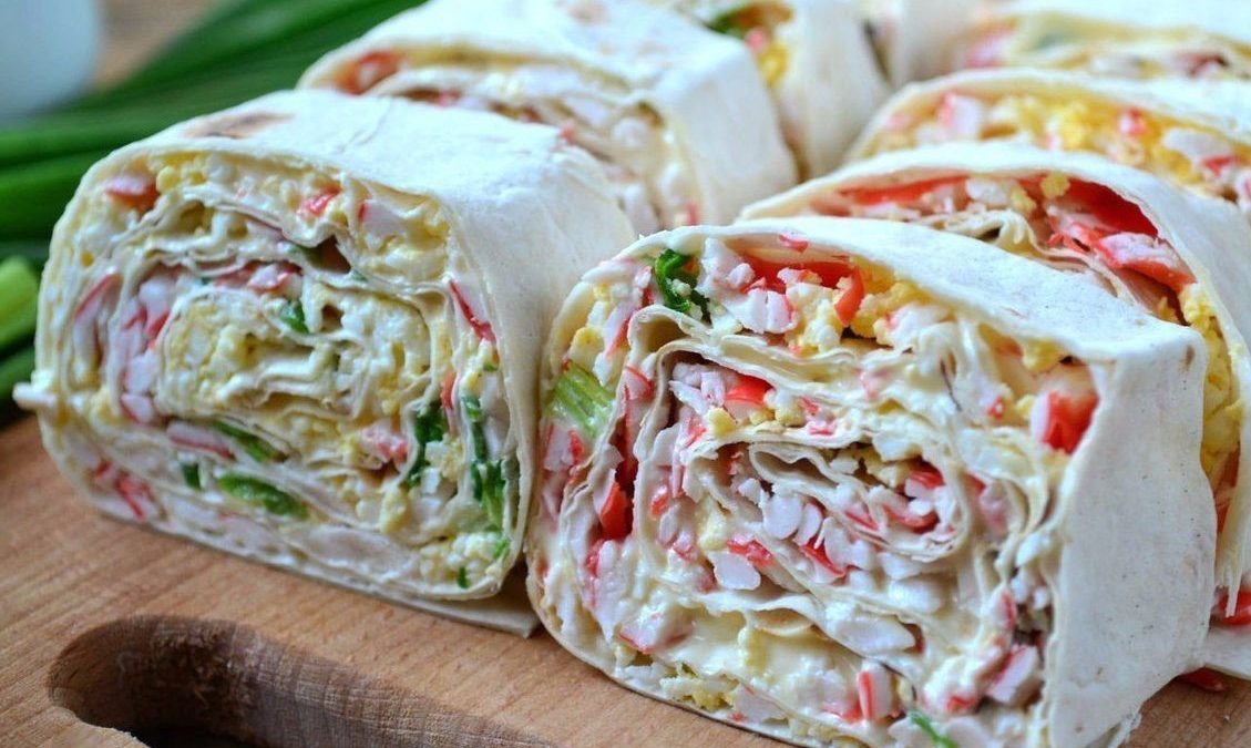 РУЛЕТЫ ИЗ ЛАВАША с разными начинками.Самые вкусные начинки. смотреть онлайн