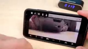 камера с часами, WIFI управление, скрытый ИК но