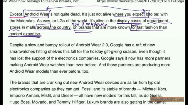 Статья о часах Google Wear из журнала the Verge -1 смотреть онлайн