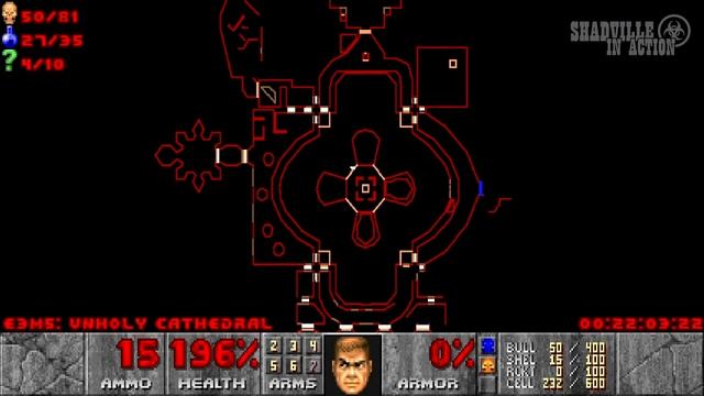 Осквернённый собор. Инферно. Эпизод 3 ☣ Doom Classic Remake Прохождение #10 смотреть онлайн