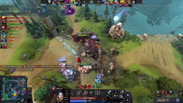 OG vs TUNDRA - TOPSON vs CEB! NEW ROSTER - BB DACHA DUBAI 2024 WEU QUALIFIERS Dota 2 Highlights смотреть онлайн