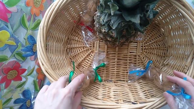 Фруктовый букет / Как оформить корзину с фруктами / Мастер-класс смотреть онлайн