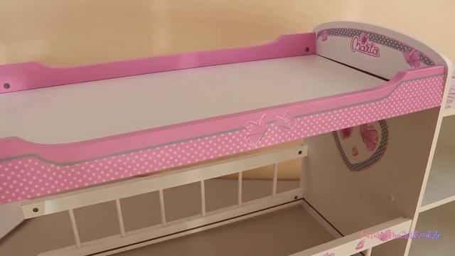 Baby Dolls Nursery Centre Dolls Cradle, Bed with Care Center and Pram with Umbrella -Unboxing Play смотреть онлайн