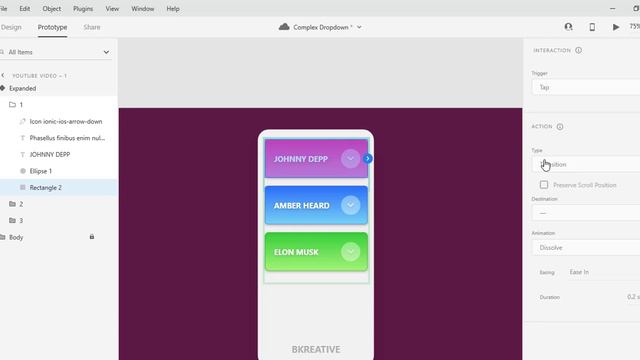 Complex Accordion / Dropdown Animation | Tap to Open and Tap to Close | drop down menu adobe xd смотреть онлайн