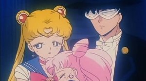 Сейлор Мун | Усаги и Мамору узнают, что Чибиуса - их дочь